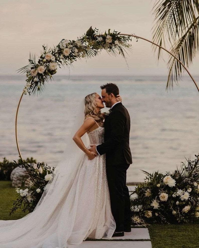 CHARLOTTE SHINY SEQUINED WEDDING DRESS - Image 5