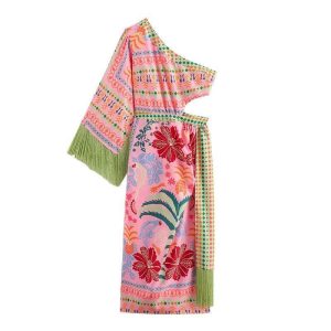 CHLOE TASSEL MIDI DRESS